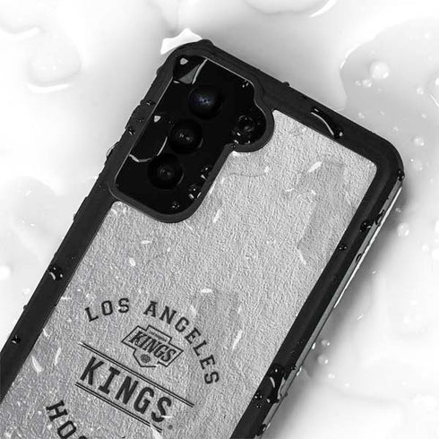 NHL Los Angeles Kings Black Text Galaxy S24 Plus Waterproof Case